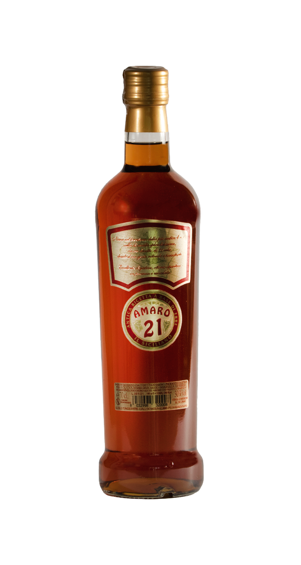 Bottiglia di amaro siciliano